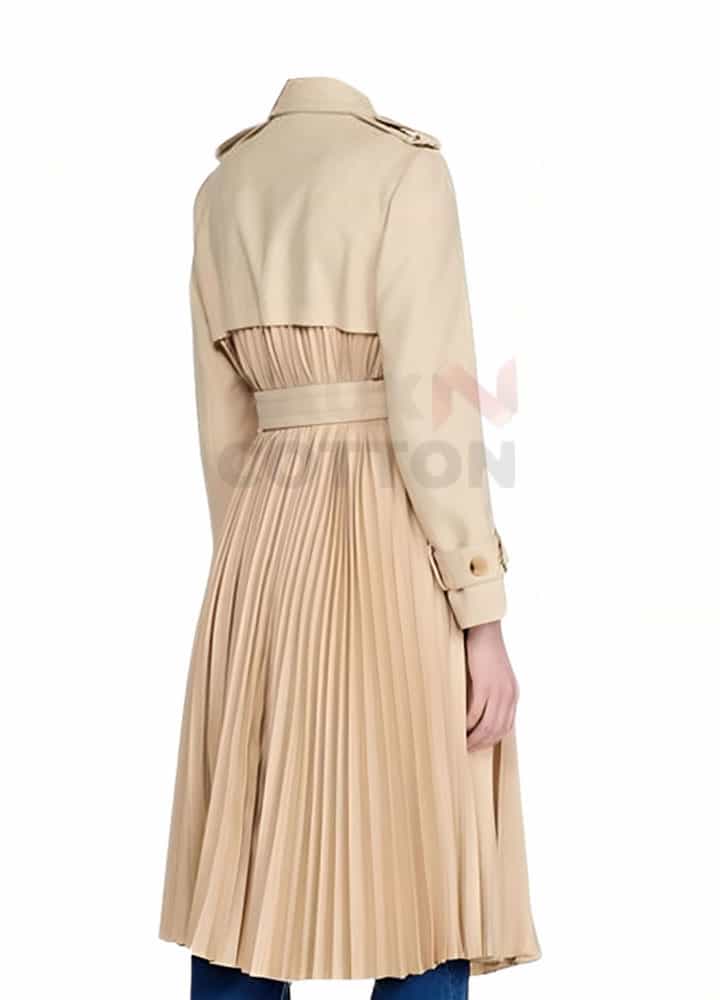 Accused Julia Goldani Telles (Alice Baylor) Pleated Coat